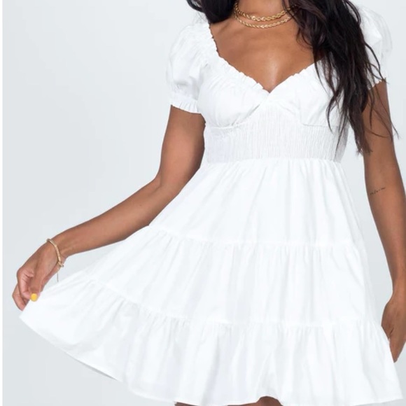 Princess Polly Dresses Princess Polly White Mini Dress Poshmark